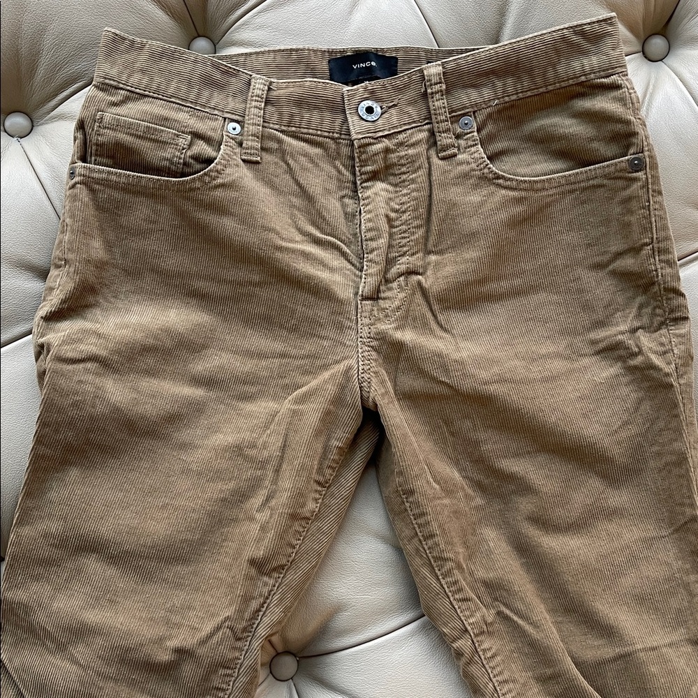 Vince Men's Corduroy Pants in Tan